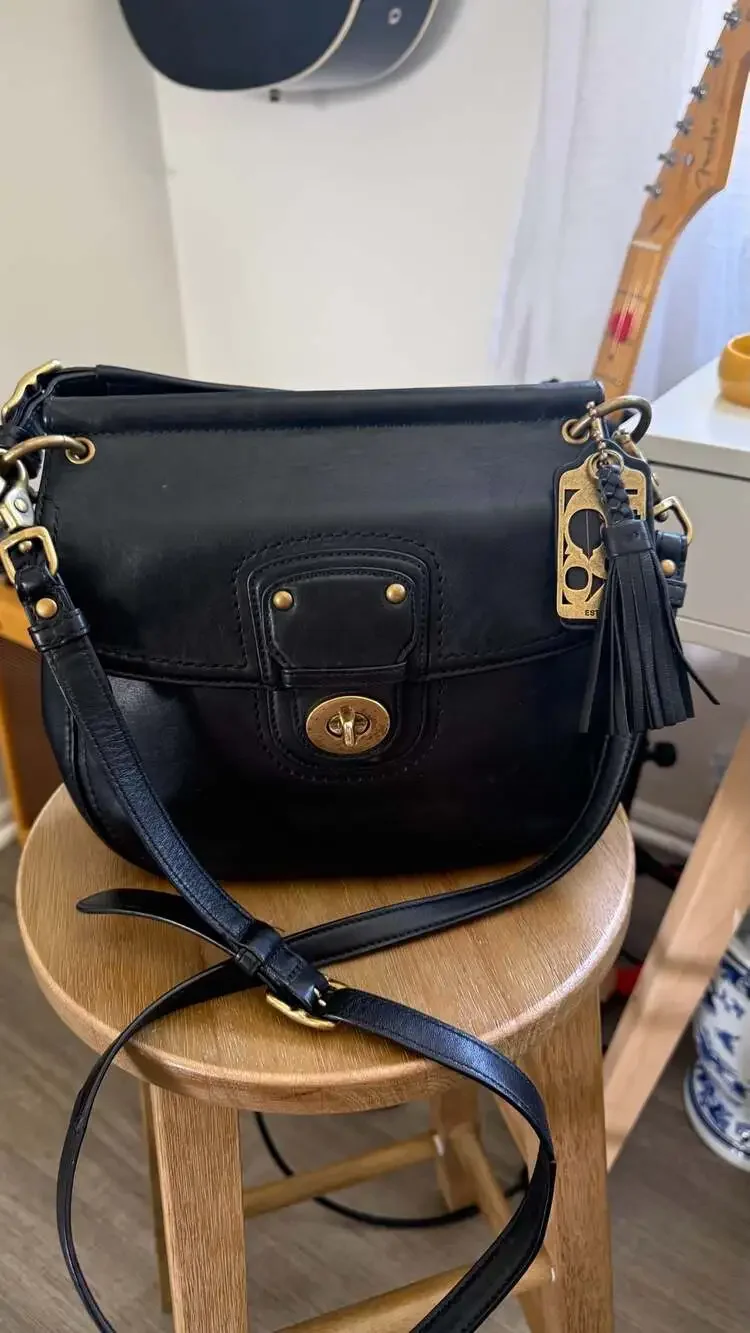 Coach Willis 70th Anniversary Limited Edition Black Crossbody Bag